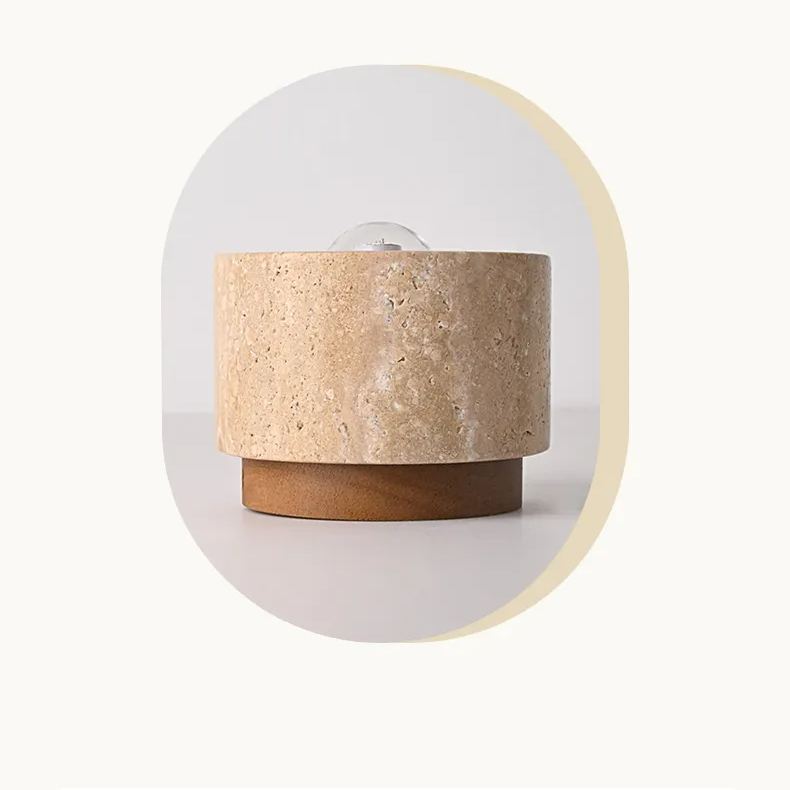 Yellow hole stone ceiling light wabi-sabi ceiling lamp for balcony aisle -labpiecesign