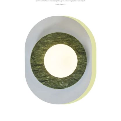 Natural jade ceiling light mid-century style aisle corridor balcony ceiling lamp-labpiecesign