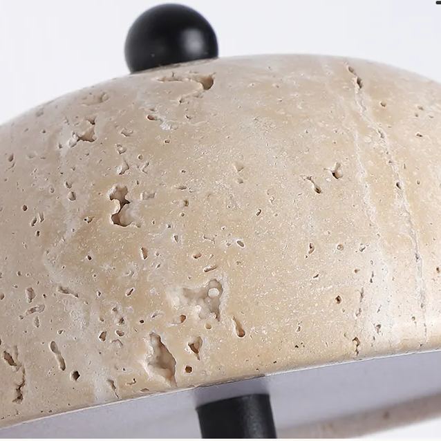 Yellow Cave Stone Wall Lamp Wabi-sabi style bedroom bedside wall lamp -labpiecesign