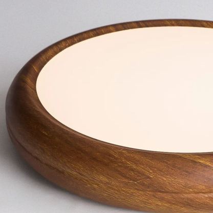 Wood Grain Round Ceiling Lamp-labpiecesign