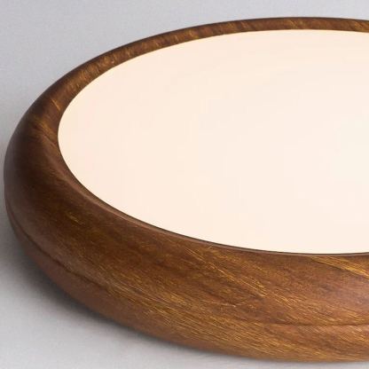 Wood Grain Round Ceiling Lamp-labpiecesign