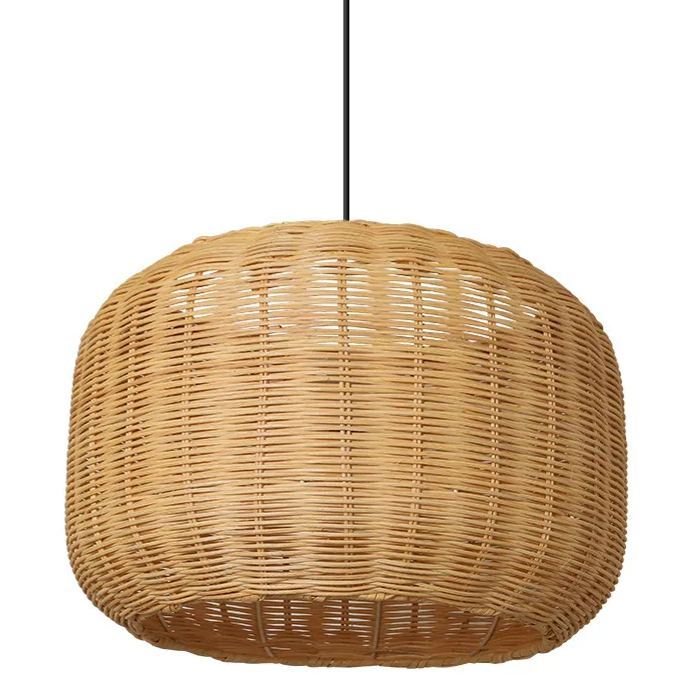 Pastoral style Light Wabi-sabi rattan lamp-labpiecesign