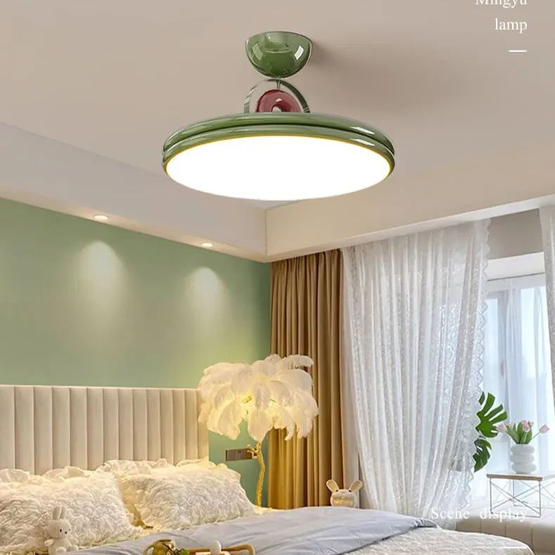 Bauhaus Cream Style Eye Protection Ceiling Lamp For Livingroom