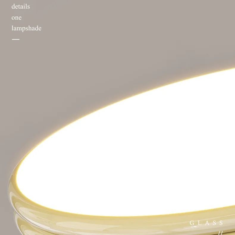Bauhaus Cream Style Eye Protection Ceiling Lamp For Livingroom-labpiecesign