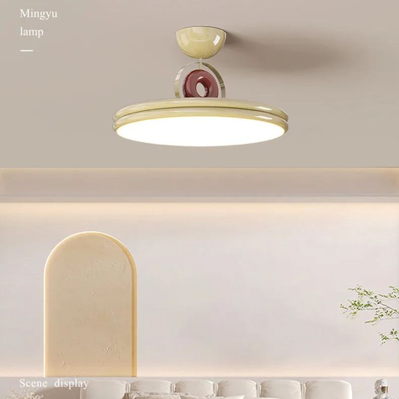 Bauhaus Cream Style Eye Protection Ceiling Lamp For Livingroom-labpiecesign