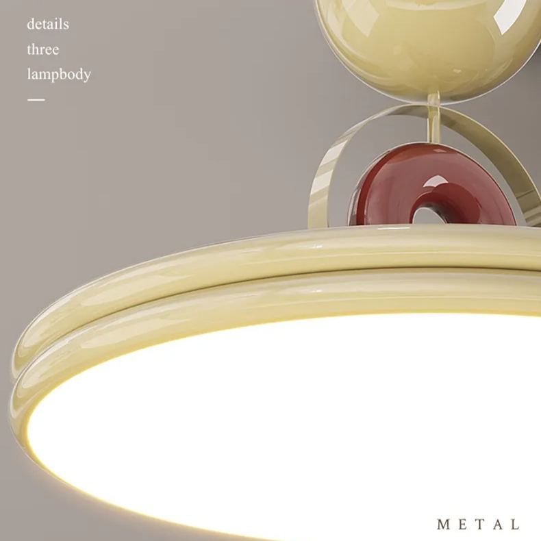 Bauhaus Cream Style Eye Protection Ceiling Lamp For Livingroom-labpiecesign