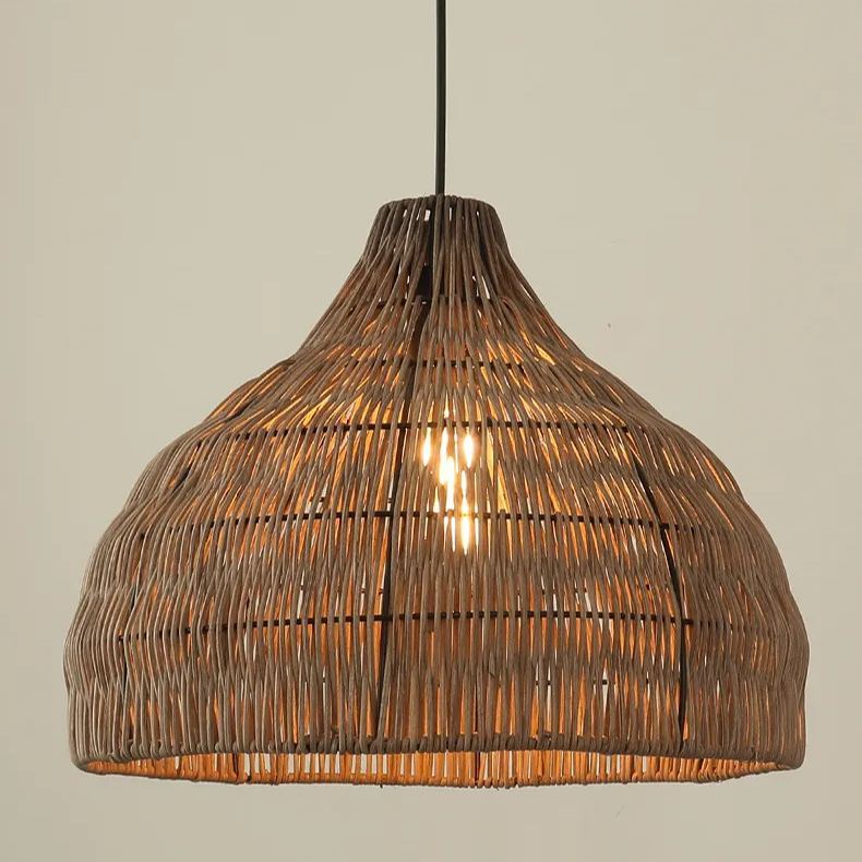 Boho Style Rattan pendant light for restaurant-labpiecesign