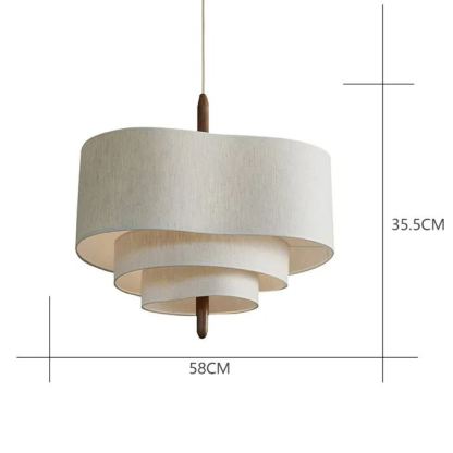 French medieval style fabric chandelier-labpiecesign