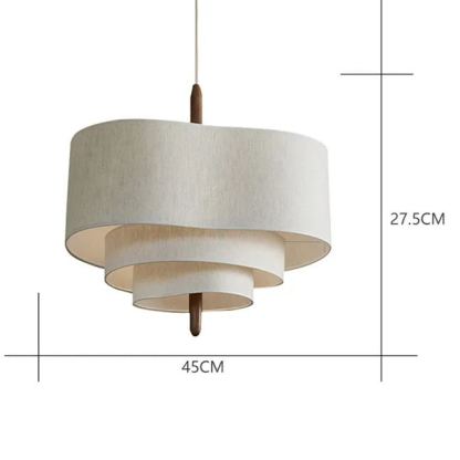 French medieval style fabric chandelier-labpiecesign