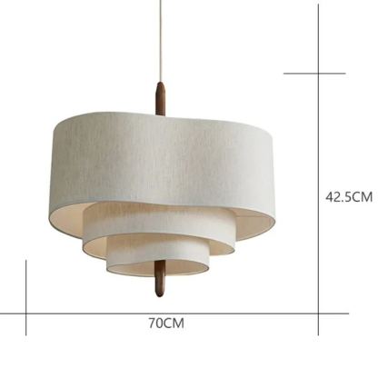 French medieval style fabric chandelier-labpiecesign