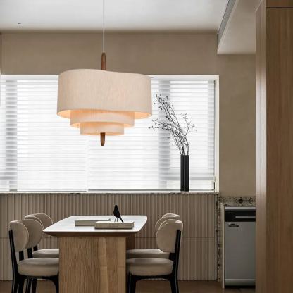 French medieval style fabric chandelier-labpiecesign