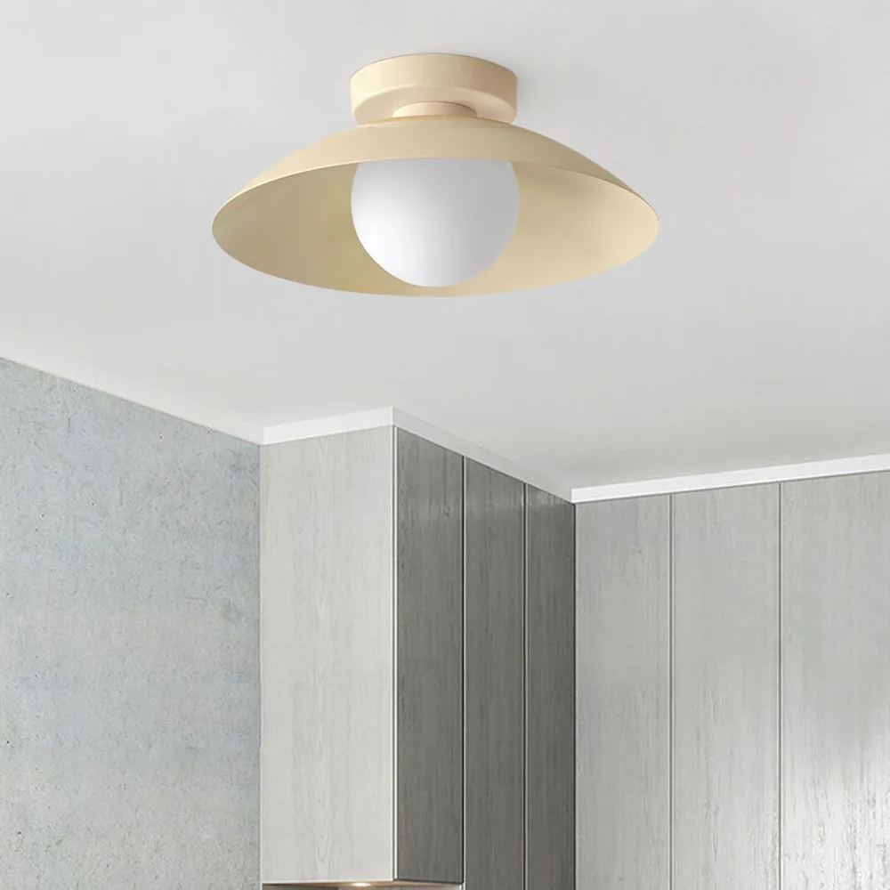 Medieval Cream Style Creative Warm Simple Modern Balcony Ceiling Lamp-labpiecesign