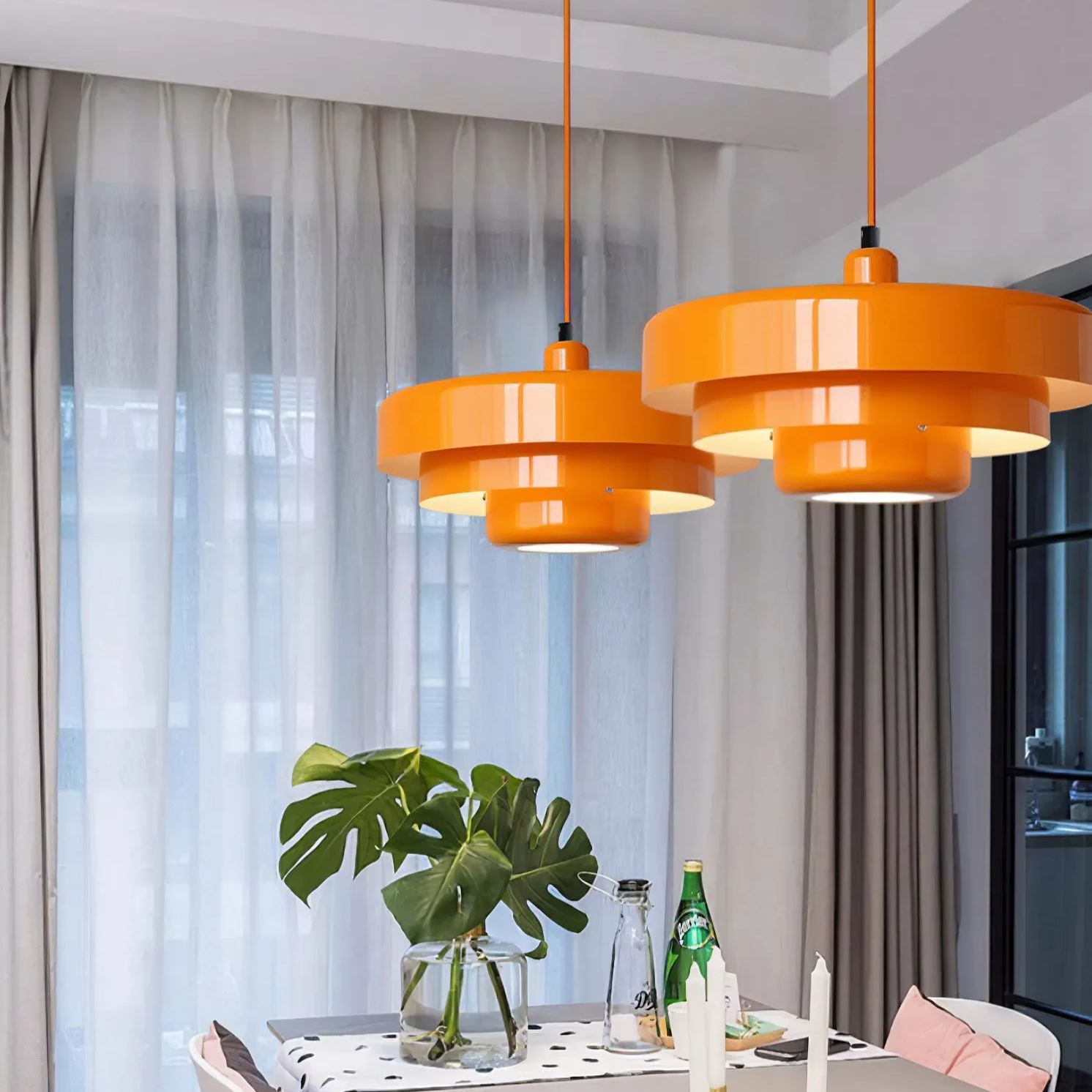 Medieval Iron Chandelier Retro Single Head Pendant Light-labpiecesign