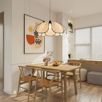 Nordic Plant Fiber Pendant Light Simplicity Pendant Light Vintage Kitchen Light Fixtures Home Lighting Dining Room Luminaire-labpiecesign