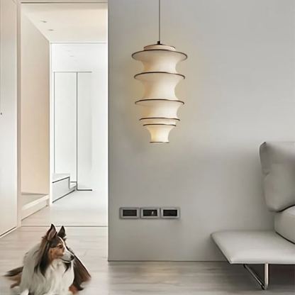 Japanese Design Wabi-sabi Fabric Pendant Lights -labpiecesign