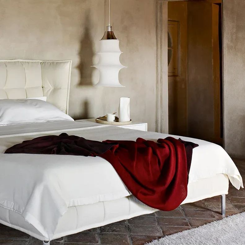 Simple Bamboo Second-hand Fabric white color chandelier-labpiecesign