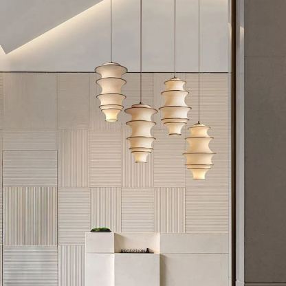 Japanese Design Wabi-sabi Fabric Pendant Lights -labpiecesign