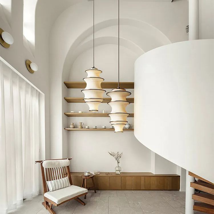 Japanese Design Wabi-sabi Fabric Pendant Lights -labpiecesign