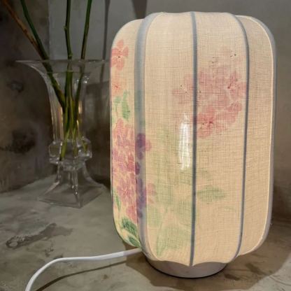 Hand Painted New Chinese style table lamp Remote control dimming ambient light-labpiecesign