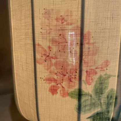 Hand Painted New Chinese style table lamp Remote control dimming ambient light-labpiecesign