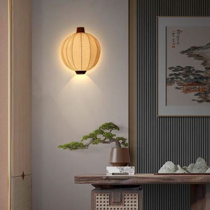 Japanese restaurant entrance aisle wall lamp-labpiecesign