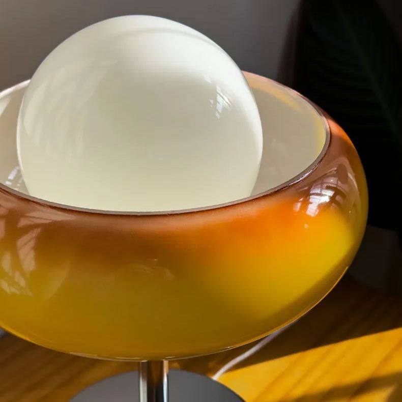 Nordic Modern Bauhaus Bedside Lamp Vintage Egg Tart Table Lamp-labpiecesign