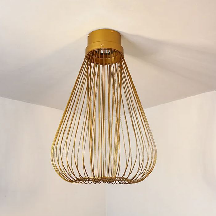 Modern Chinese style golden ceiling lamp-labpiecesign