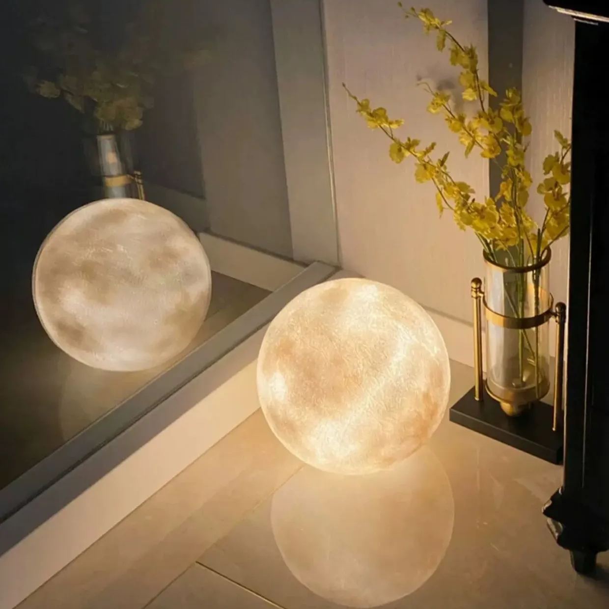 Nordic Style Simplicity Moon Table Lamps-labpiecesign