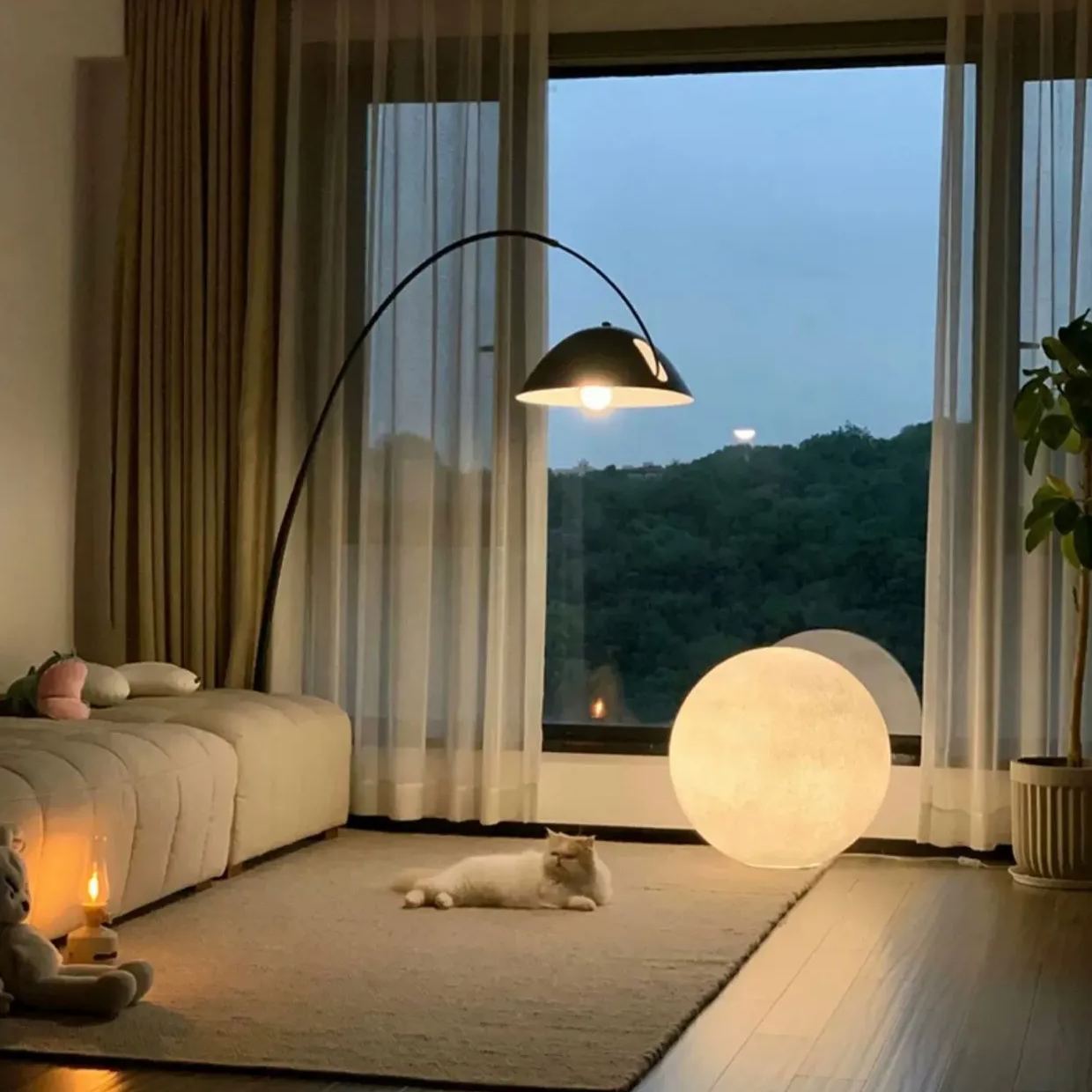 Nordic Style Simplicity Moon Table Lamps-labpiecesign
