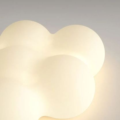 Nordic Minimalist Cream Style LED Cloud Moon Restaurant Light-labpiecesign