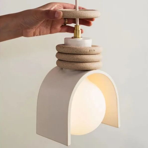 Nordic American mid-century style bedroom bedside pendant light-labpiecesign