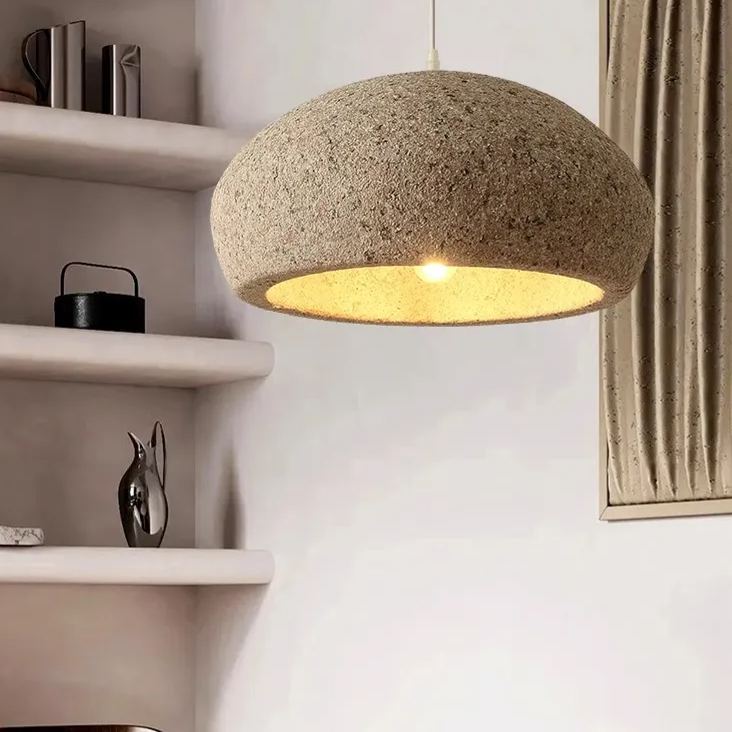 Wabi-sabi style chandelier retro simple pendant light-labpiecesign