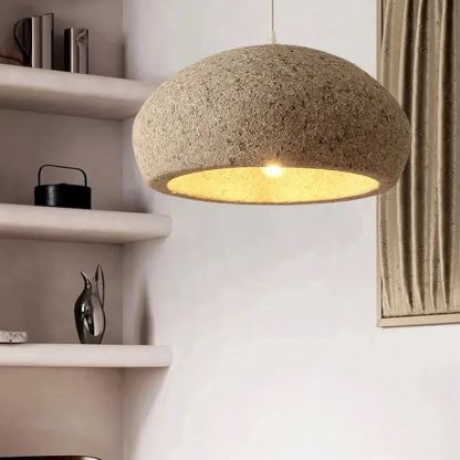 Wabi-sabi style chandelier retro simple pendant light-labpiecesign