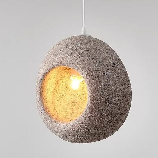 Wabi-sabi style chandelier retro bedside small pendant light-labpiecesign