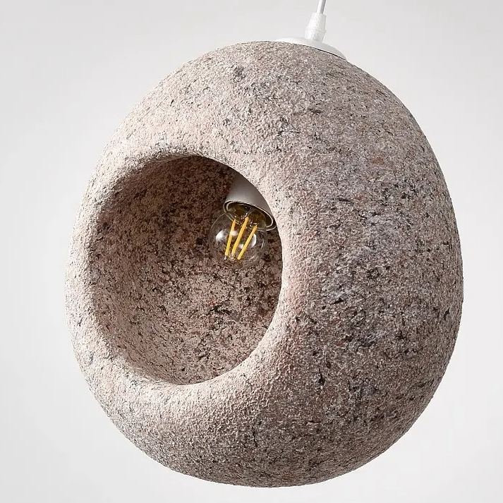 Wabi-sabi style chandelier retro bedside small pendant light-labpiecesign