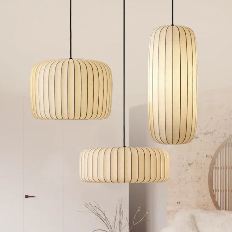 Japanese wabi-sabi style fabric chandelier-labpiecesign