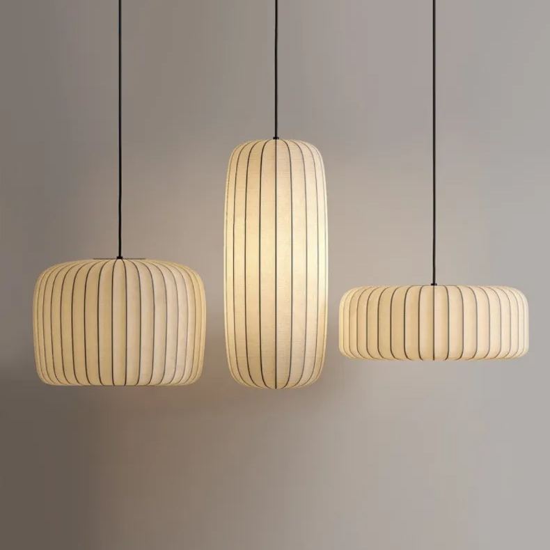 Japanese wabi-sabi style fabric chandelier-labpiecesign
