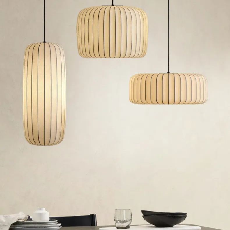 Japanese wabi-sabi style fabric chandelier-labpiecesign