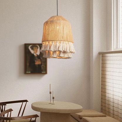 Bohemian Vintage Tassel Pendant Light For Indoor-labpiecesign