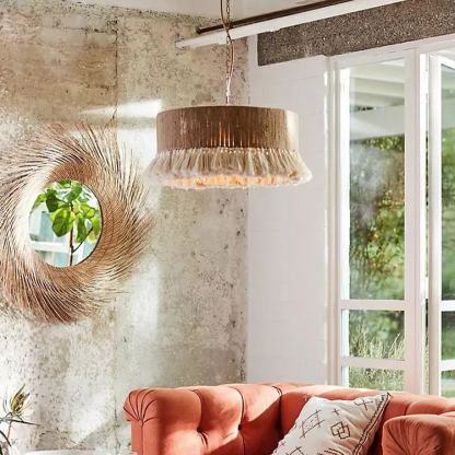 Bohemian Vintage Tassel Pendant Light For Indoor-labpiecesign