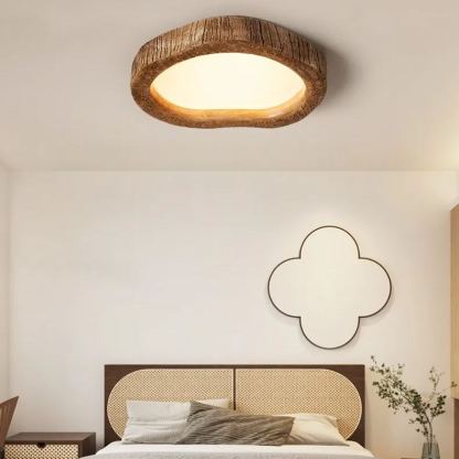 Japanese style wabi-sabi style Chinese style wooden LED eye protection lamp-labpiecesign