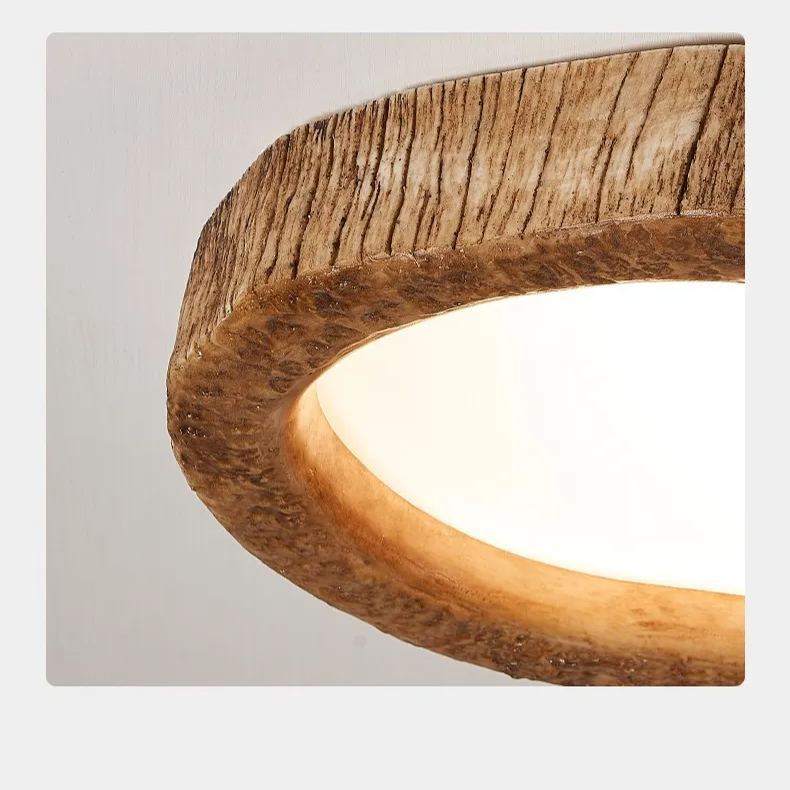 Japanese style wabi-sabi style Chinese style wooden LED eye protection lamp-labpiecesign