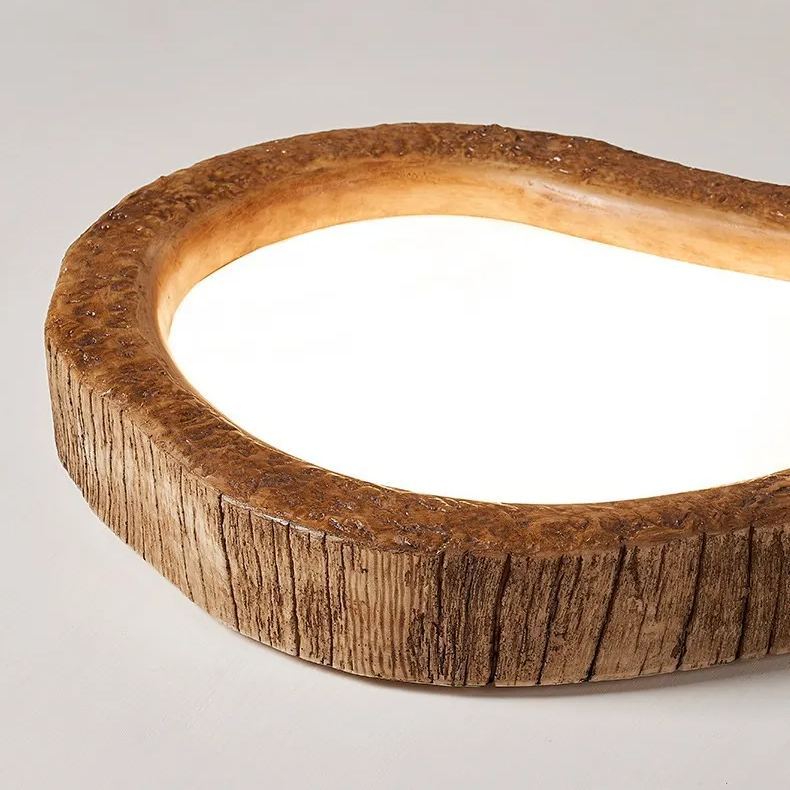 Japanese style wabi-sabi style Chinese style wooden LED eye protection lamp-labpiecesign