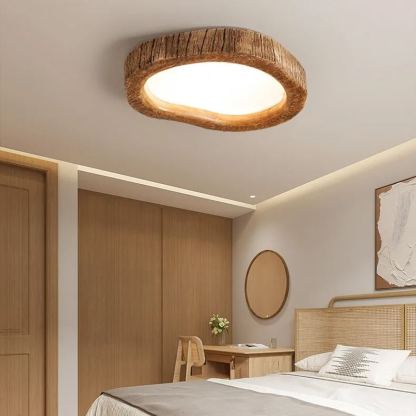 Japanese style wabi-sabi style Chinese style wooden LED eye protection lamp-labpiecesign