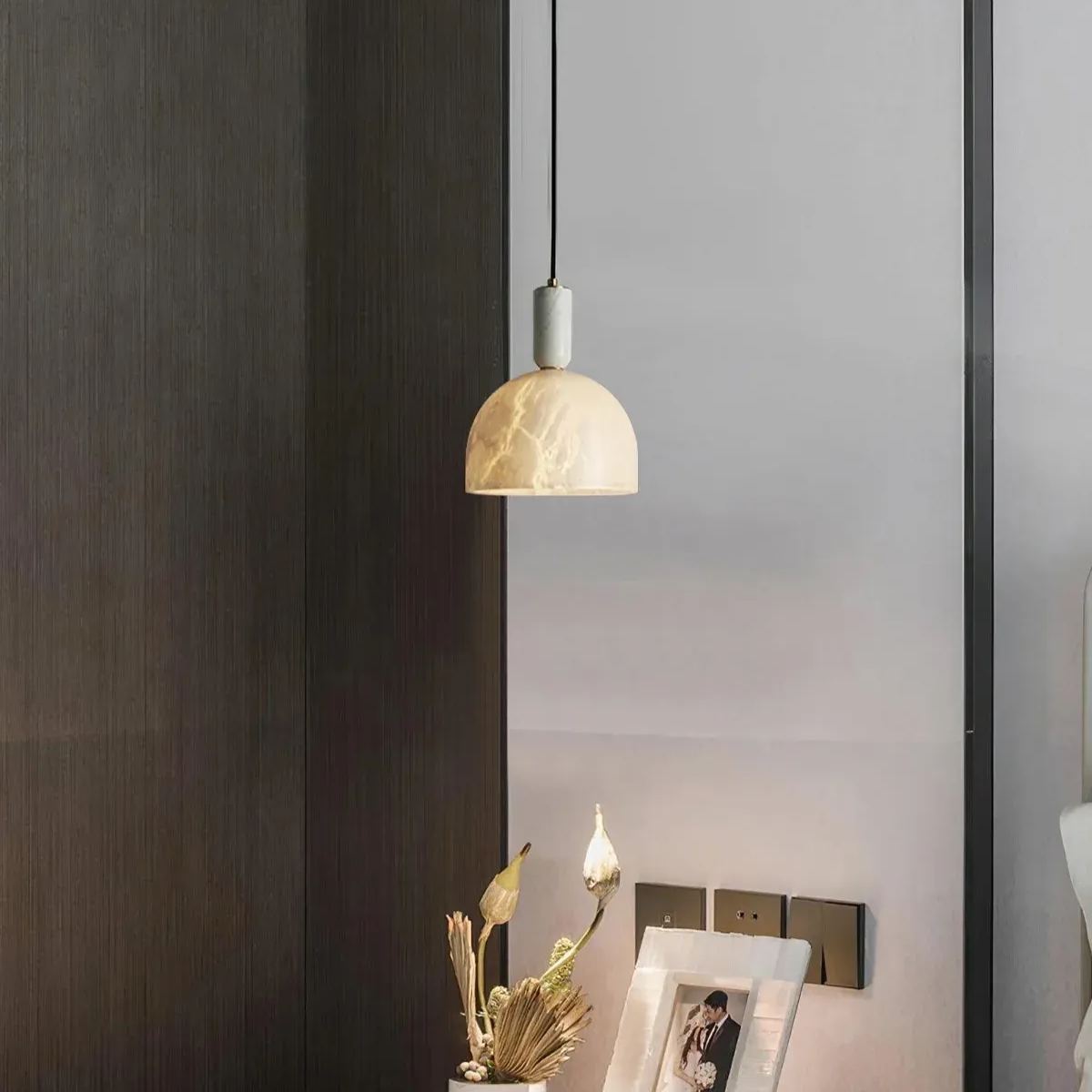 Blair Alabaster Pendant Light-labpiecesign
