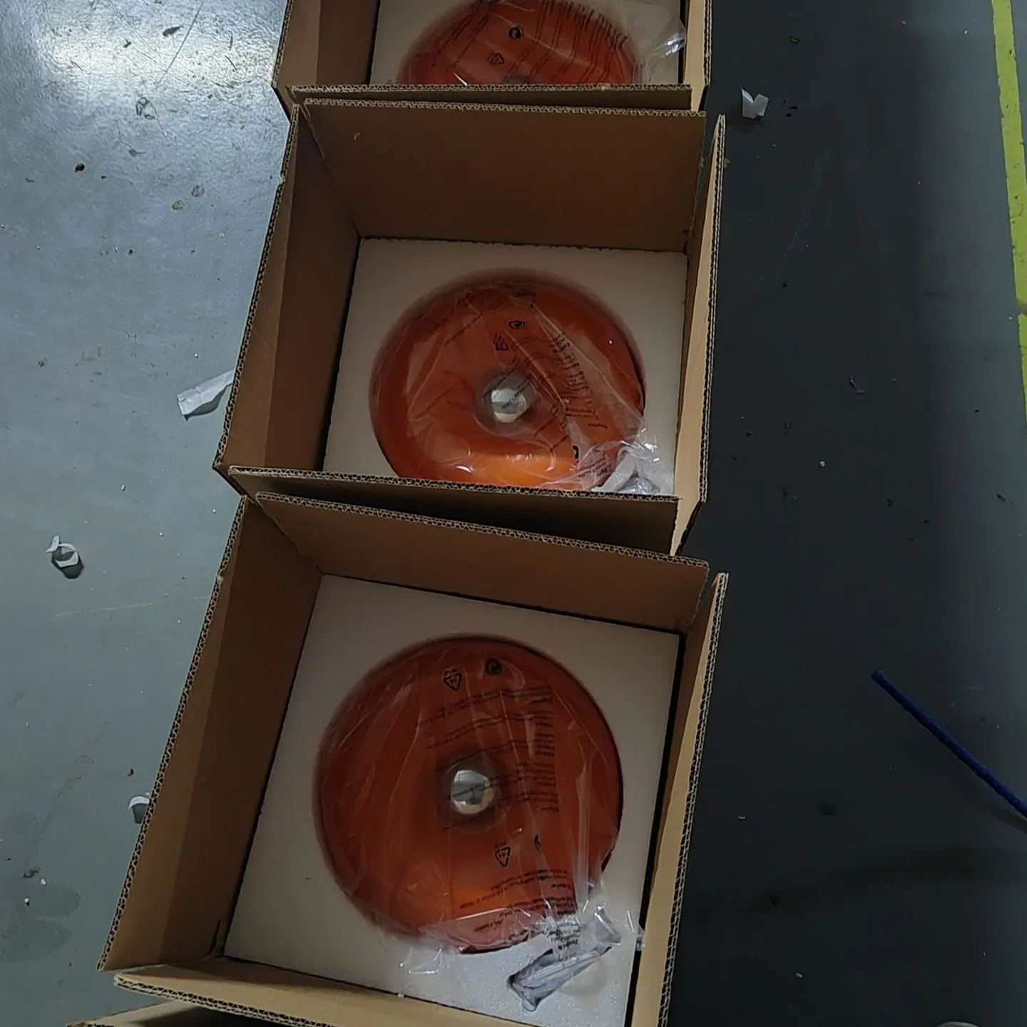 Medieval style donut wall lamp Touch control Orange Bauhaus bedside lamp-labpiecesign