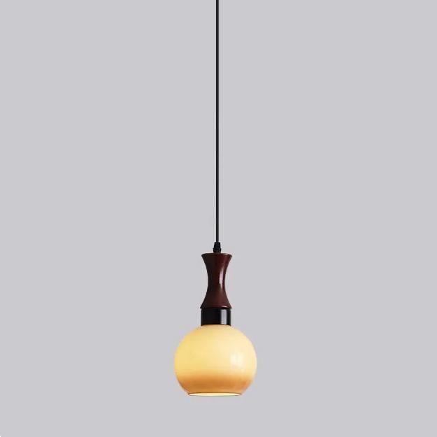Medieval style restaurant entrance glass pendant light-labpiecesign