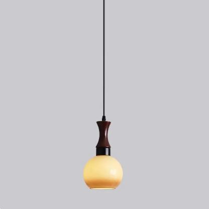 Medieval style restaurant entrance glass pendant light-labpiecesign