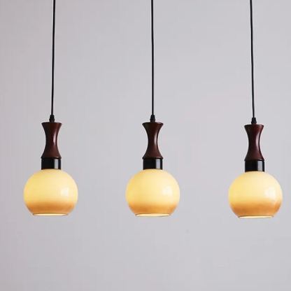Medieval style restaurant entrance glass pendant light-labpiecesign