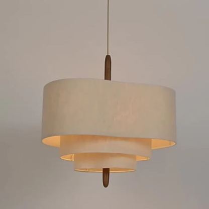 French medieval style fabric chandelier